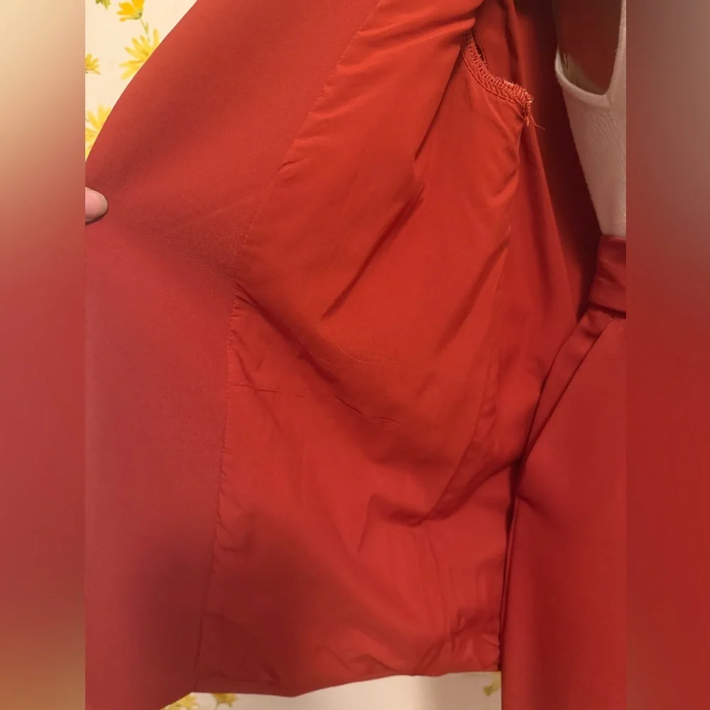 NWT Women's Suit 2 Piece Set Office Blazer and High Waist Pants Dressy Outfit - Picture 4 of 16